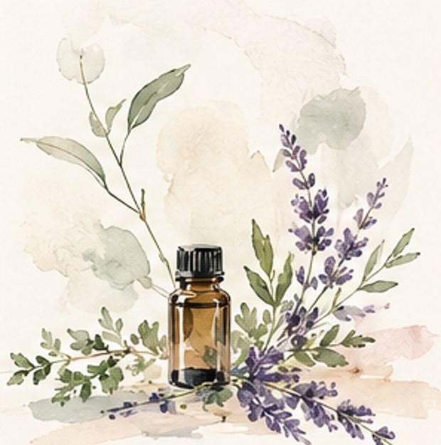 Delicate minimal watercolour illustration representing this wellbeing experience