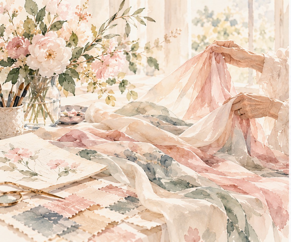 Delicate minimal watercolour illustration representing this wellbeing experience
