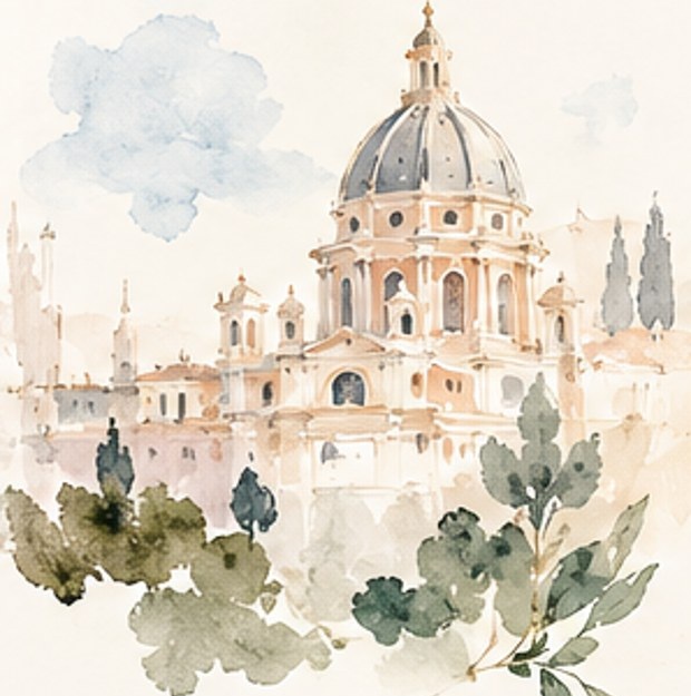 Delicate minimal watercolour illustration representing this wellbeing experience